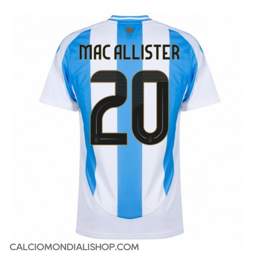 Maglie da calcio Argentina Alexis Mac Allister #20 Prima Maglia Copa America 2024 Manica Corta